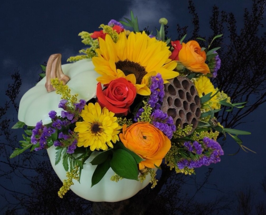Happy Halloween Floral Arrangement